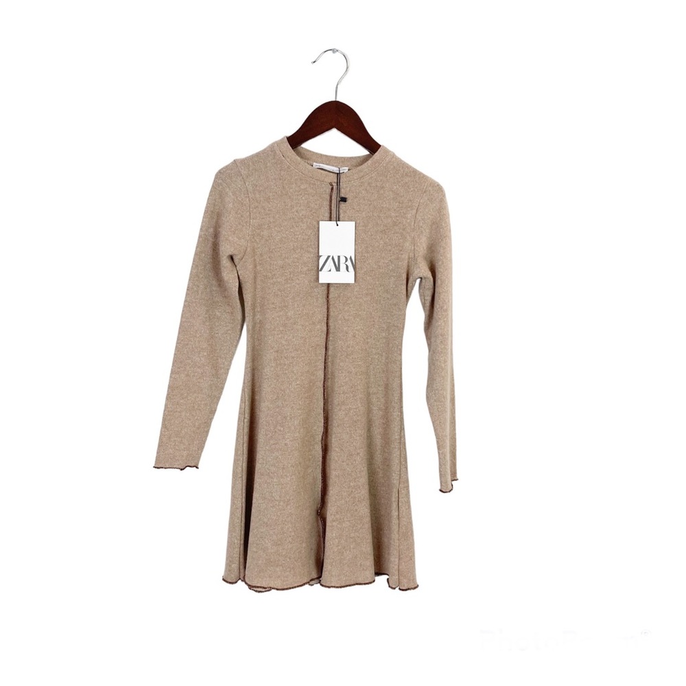 Zara Kids Soft Touch Dress with Contrast Piping Size 9 NWT